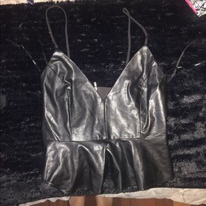 Leather Top